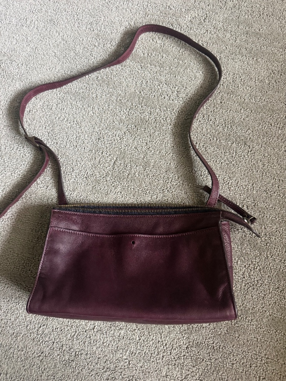 Lily Crossbody - Heritage "Broken-In" Leather Oxblood Burgundy